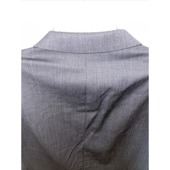 Egara Men’s Dress Blazer Size 44R Gray Wool Slim Fit Business Formal Party - Picture 9 of 13